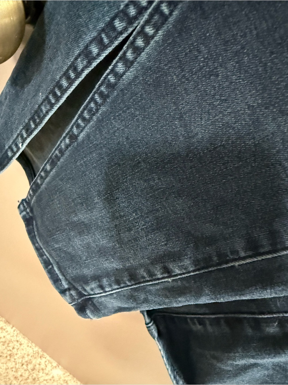 Express Dark Blue Women's Jeans - Picture 2 of 5